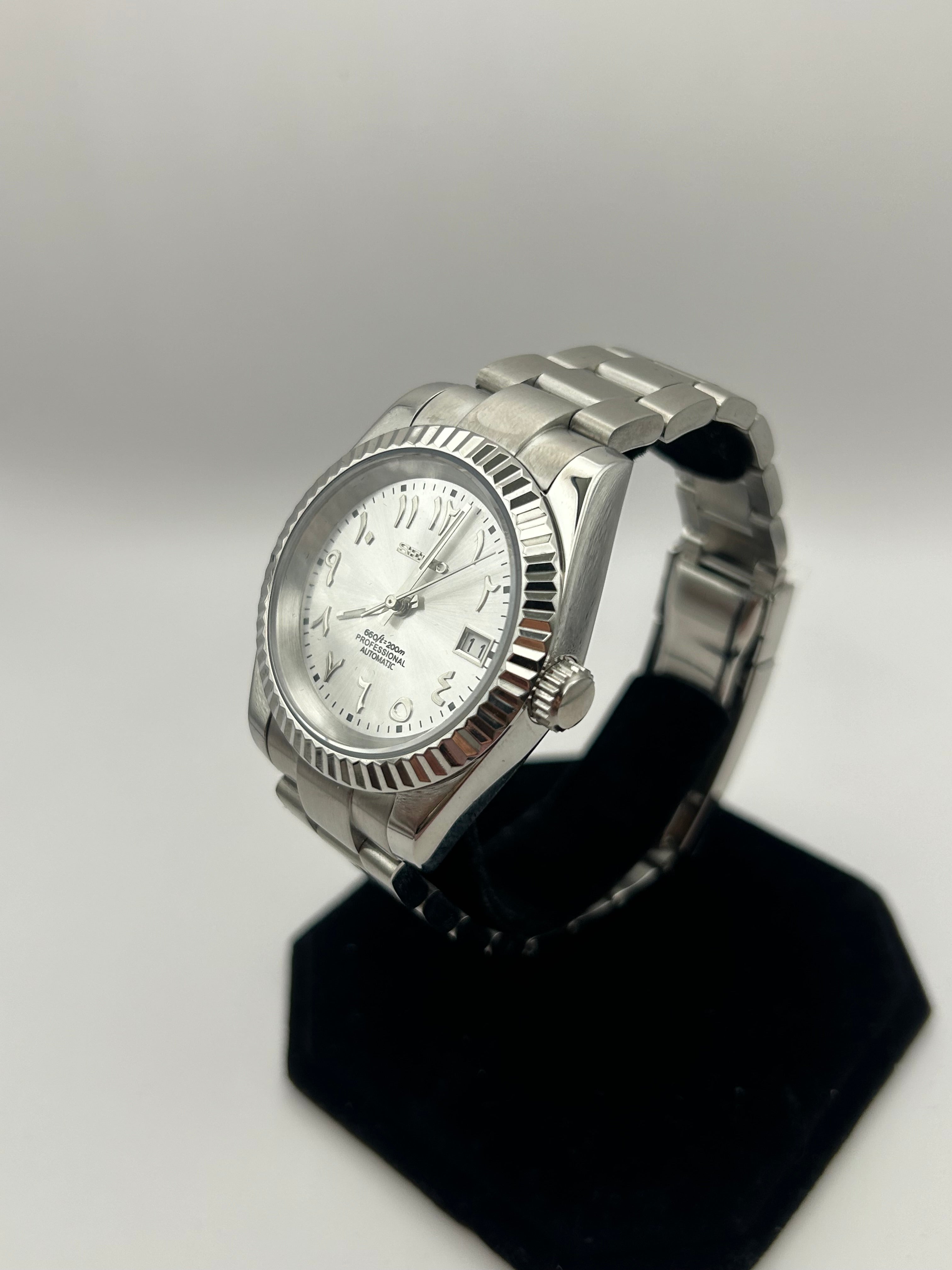 Seiko Arabic Silver