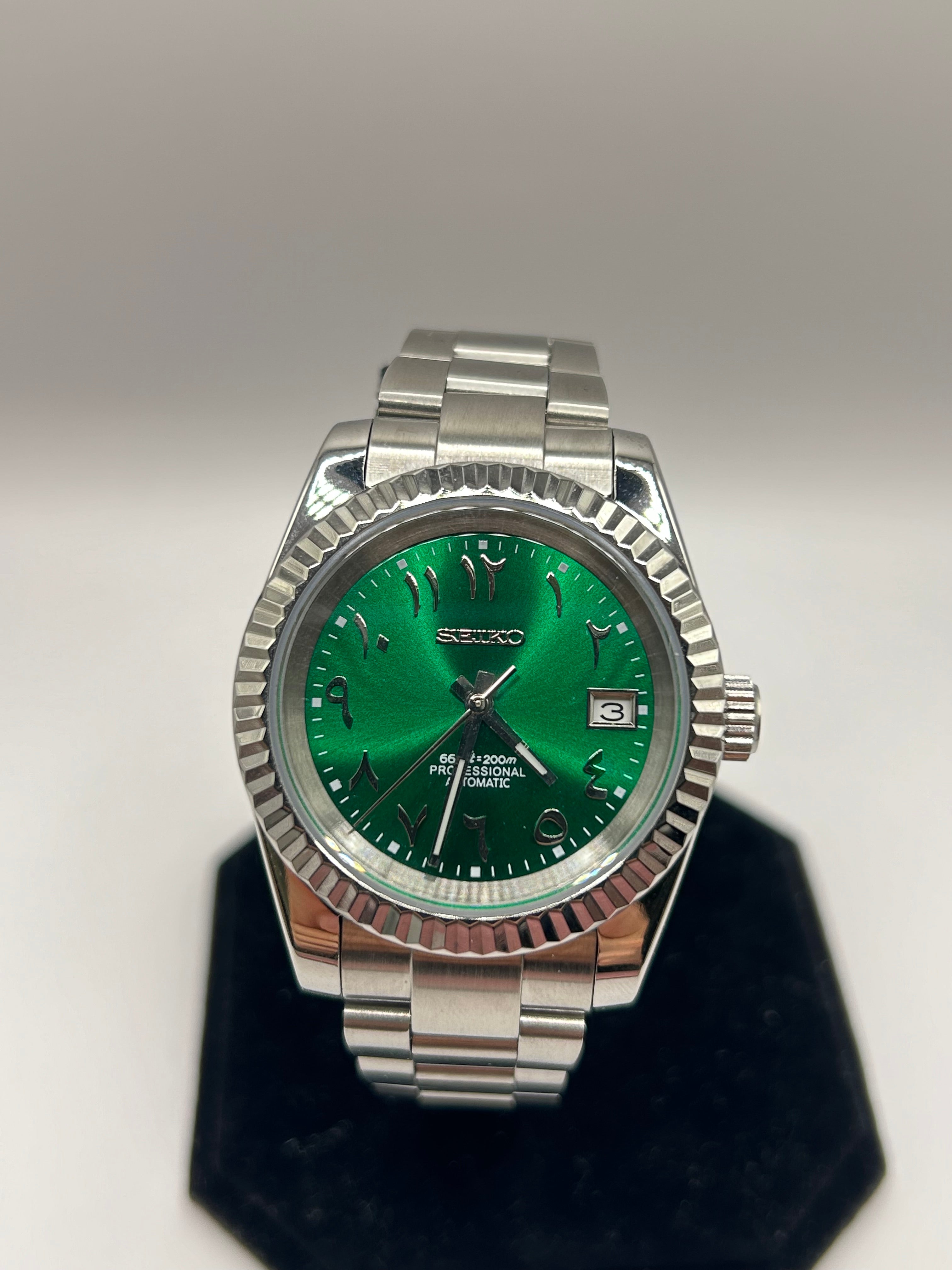 Seiko Arabic Green