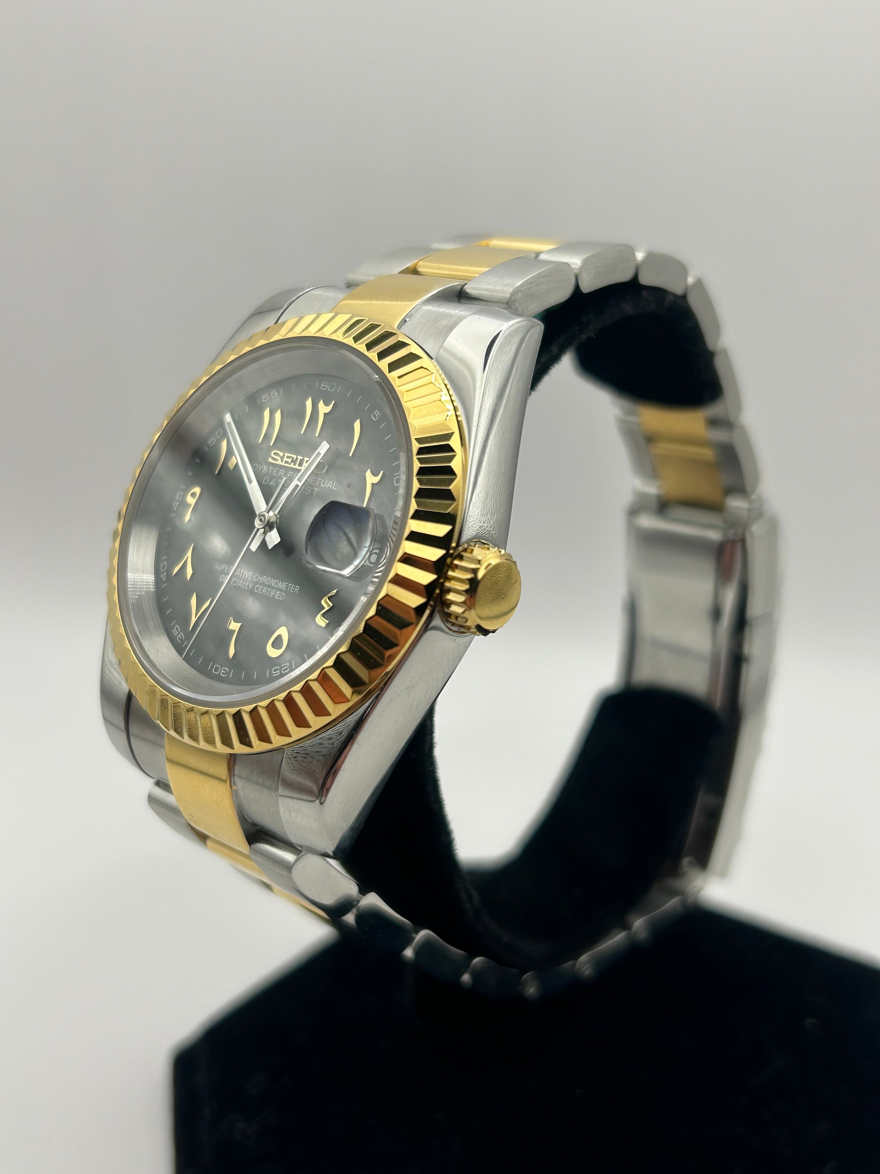 Seiko Arabic Golden/Black