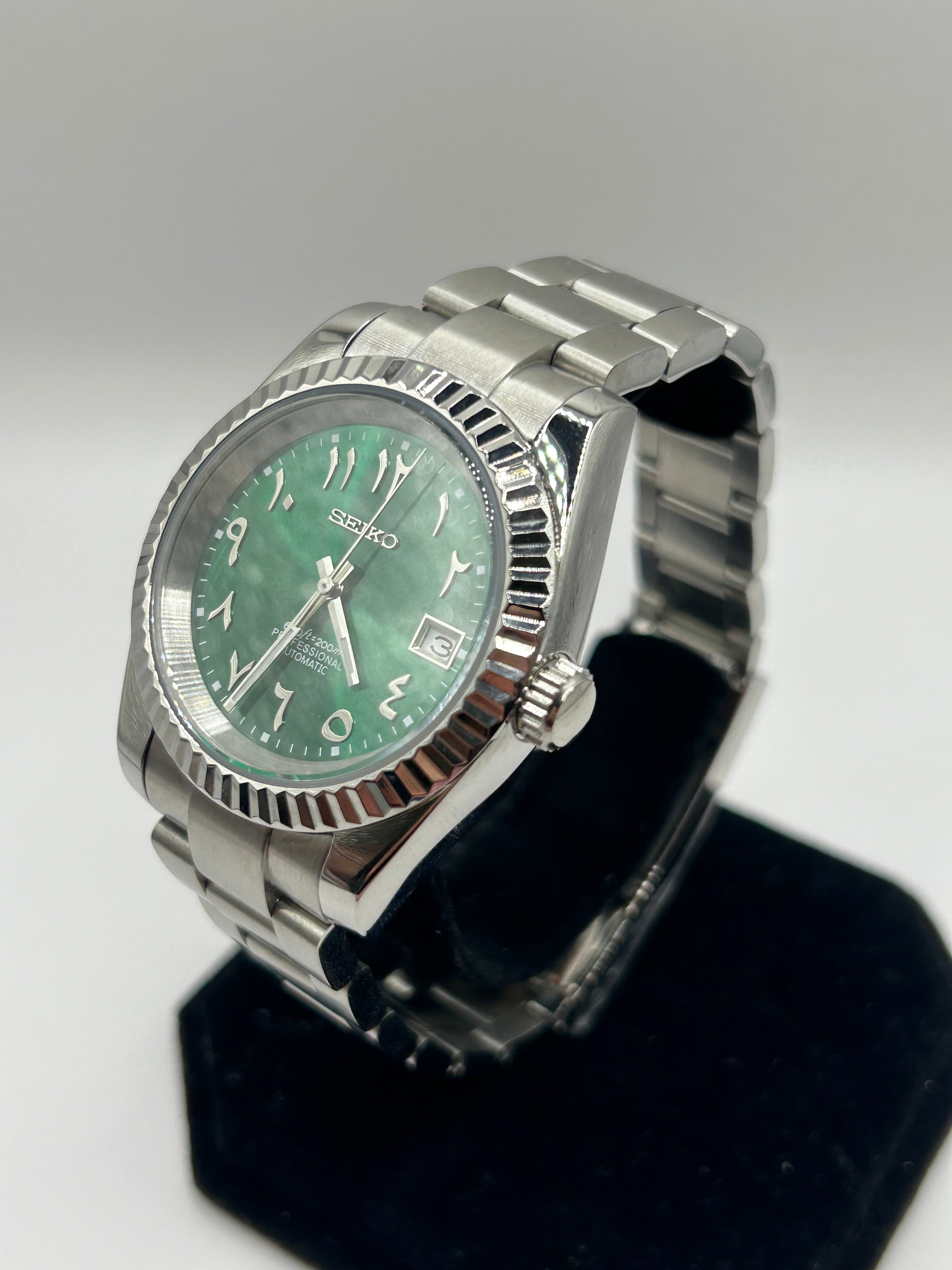 Seiko Arabic Green